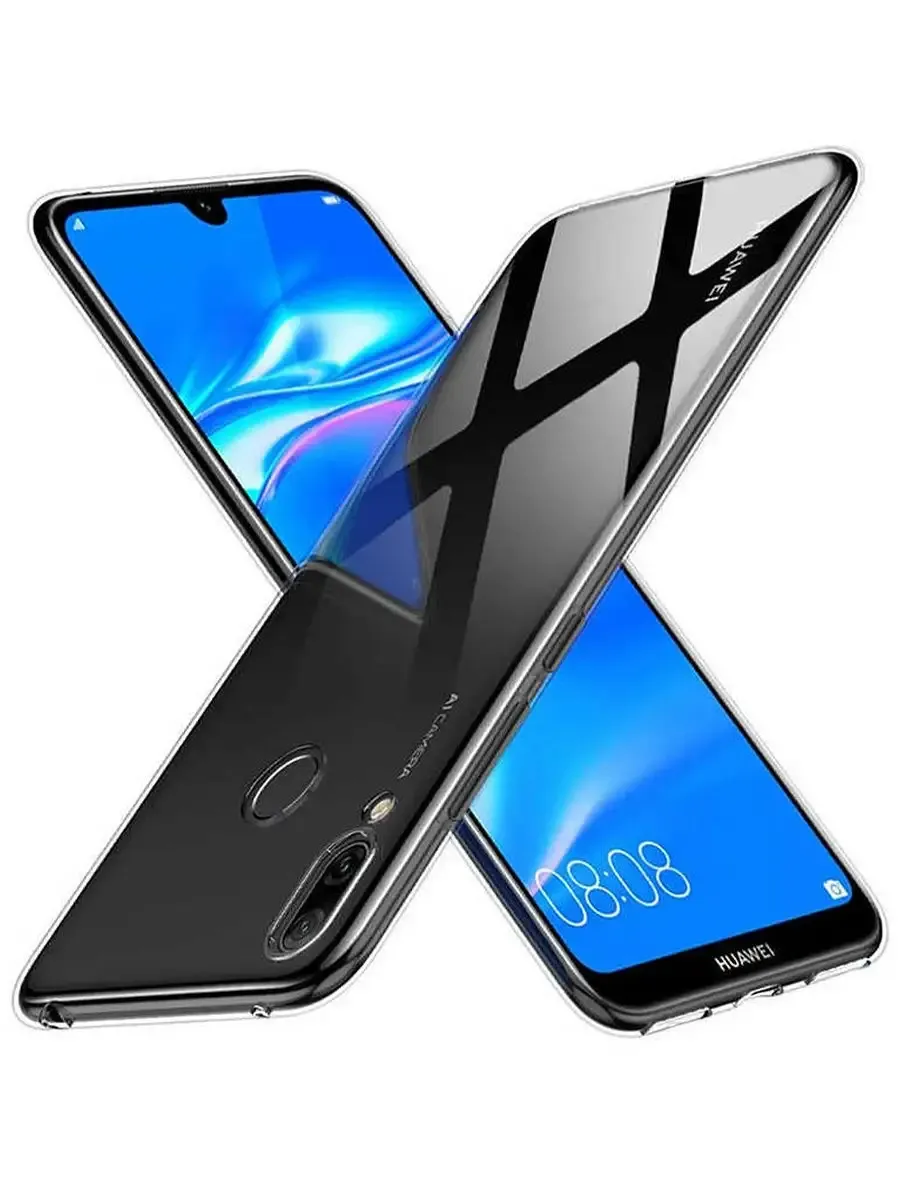 Чехол на Huawei Y7 2019 Y7 Pro 2019 Y7 Prime 2019 прозрачный