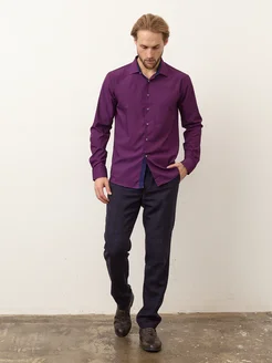 Рубашка классическая SLIM FIT ddd 273240527 купить за 786 ₽ в интернет-магазине Wildberries