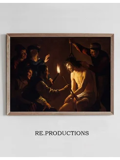 Постер The Mocking of Christ - Gerard van Honthorst