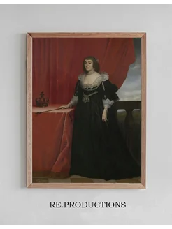 Постер Portrait of Elizabeth - Gerard van Honthorst