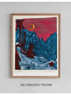 Постер Winter Landscape in - Ernst Ludwig Kirchner