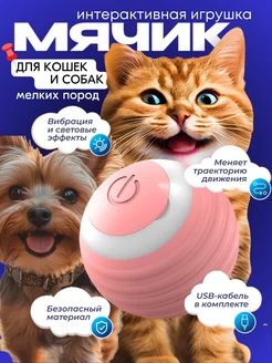 Игрушка для кошек и собак интерактивная умный мяч