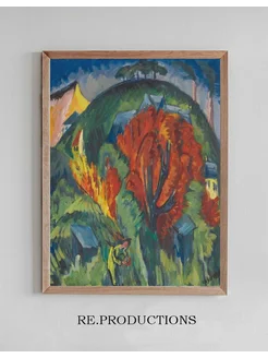 Постер Galgenberg In Jena - Ernst Ludwig Kirchner