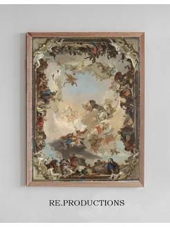 Постер Allegory of The Planets - Giovanni Battista Tiepolo