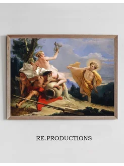 Постер Apollo Pursuing Daphne - Giovanni Battista Tiepolo