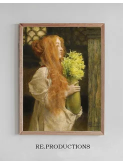 Постер Spring Flowers - Lawrence Alma-Tadema