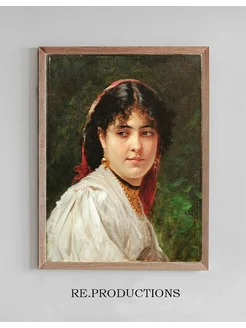 Постер Portrait of a young italian - Alexandre Cabanel