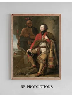 Постер Colonel Guy Johnson and - Benjamin West