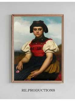 Постер Young Girl from the Hotzenwald - Jozef Van Lerius