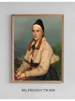 Постер Girl from Dalarne - Jozef Van Lerius