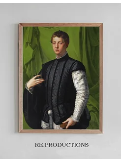 Постер Portrait Of Lodovico Capponi - Agnolo Bronzino