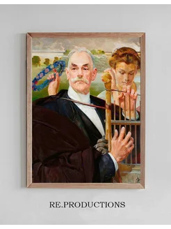 Постер Portrait of Władysław Żeleński - Jacek Malczewski