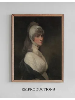 Постер Mrs. Thomas Pechell (Charlotte - John Hoppner