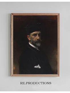 Постер Portrait of the Artist - Léon Bonnat