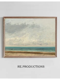 Постер Calm Sea - Gustave Courbet