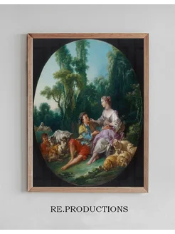 Постер Are They Thinking about the - François Boucher