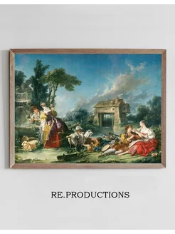 Постер The Fountain of Love - François Boucher