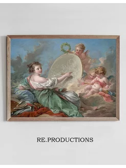 Постер Allegory of Painting - François Boucher