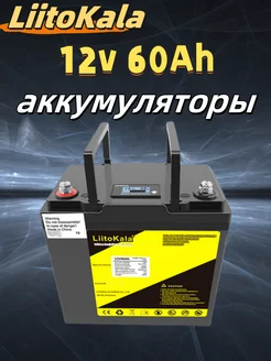 12V 60Ah LiFePO4 аккумуляторы LiitoKala 273375727 купить за 14 833 ₽ в интернет-магазине Wildberries