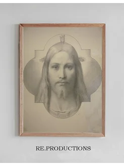 Постер Christ’s head - Eduard von Steinle