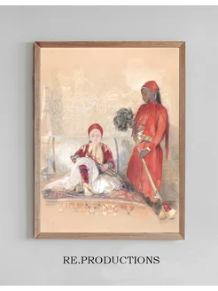 Постер Iskander Bey and his Servant - John Frederick Lewis