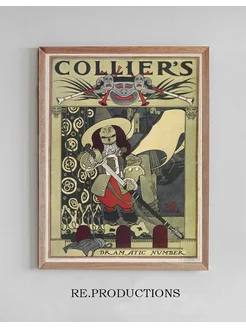 Постер Collier’s. Dramatic number - Will Bradley