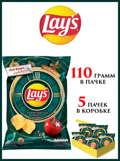 Чипсы Lays Рождественское яблоко в карамели 5 шт по 110 г