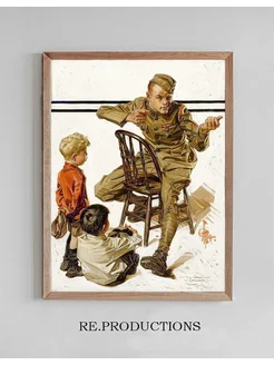 Постер The Hero’s War Story - Joseph Christian Leyendecker