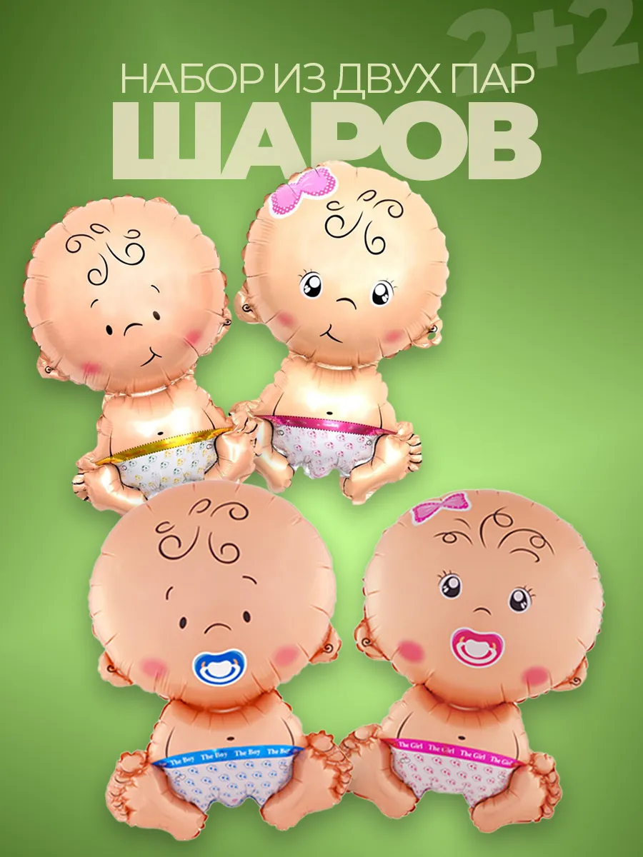 Гендер пати фотозона фольгированные шары мальчик девочка