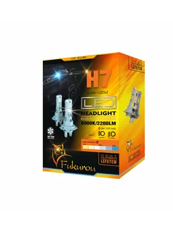 Светодиодная лампа H7 LED 12-24V 6000K 2шт LEF07CW Fukurou 273524283 купить за 3 260 ₽ в интернет-магазине Wildberries