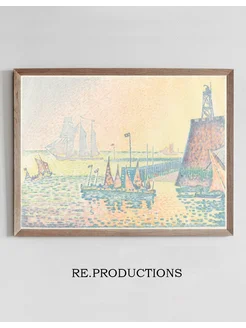 Постер Evening (Le soir) - Paul Signac