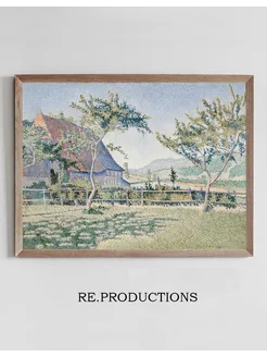 Постер Comblat-le-Château, the Meadow (Le - Paul Signac