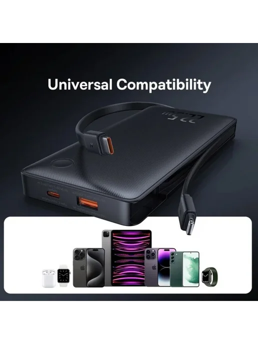 Baseus Power Bank внешний аккумулятор 10000 мАч 22.5W, 10000 мАч, 22,5 Вт, фото 4