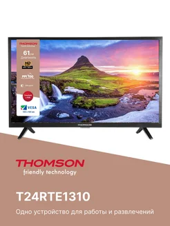 Телевизор 24 дюйма T24RTE1310 HD, DVB-T2 Thomson 273601551 купить за 10 962 ₽ в интернет-магазине Wildberries