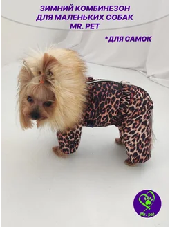 зимний комбинезон для собак теплый Mr.pet одежда для собак 273603482 купить за 3 450 ₽ в интернет-магазине Wildberries