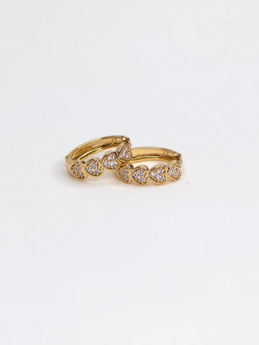 Серьги повседневные, классические 1,5 см.