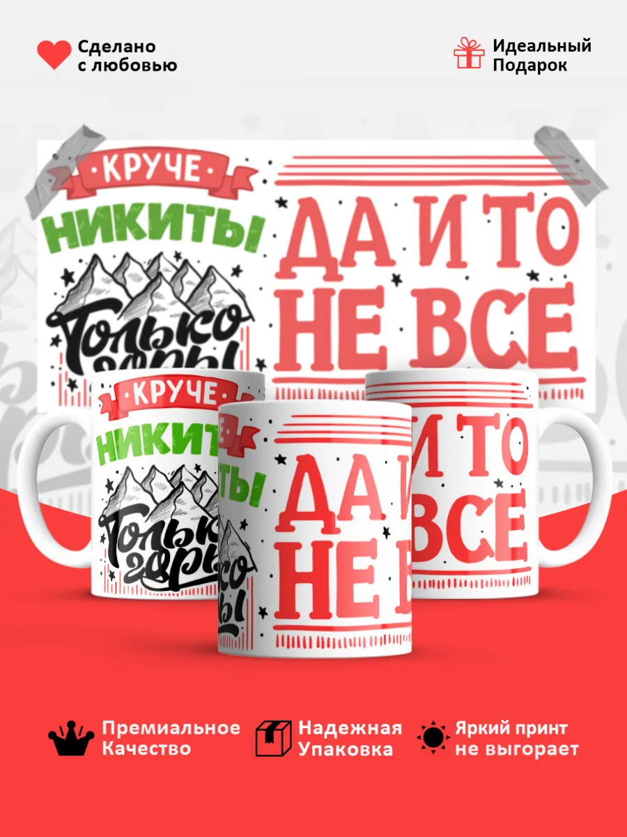 Кружка с именем Никита