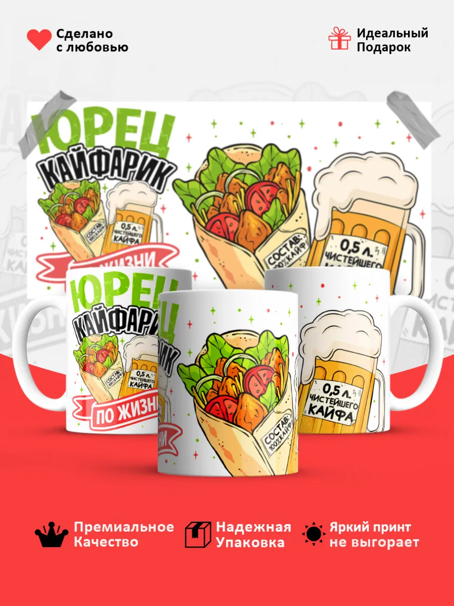 Кружка с именем Юрий