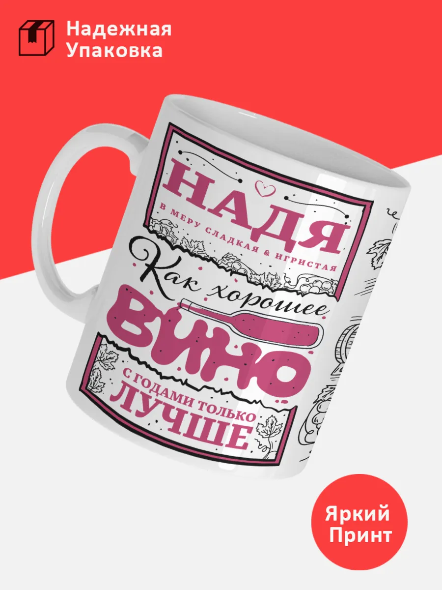 Кружка с именем Надежда — фото 3