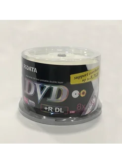 Диски DVD+R DL Print 8.5 Gb, 50 штук