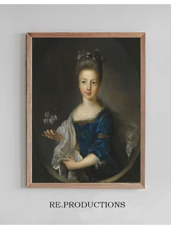 Постер Portrait Of Princess Luisa - Jean-François de Troy