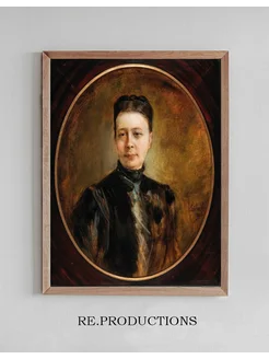 Постер Portrait of a Lady - Franz von Lenbach