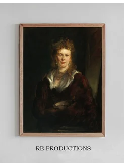 Постер Portrait of Countess Elisabeth - Franz von Lenbach