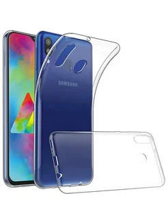 Чехол на Samsung Galaxy A20e прозрачный cиликоновый бампер