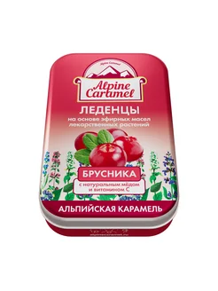 Альпийская карамель леденцы Брусника с вит С