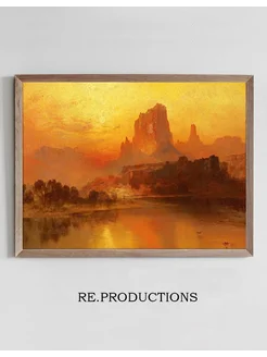 Постер The Golden Hour - Thomas Moran