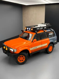 Металлическая Машинка 1 24 Toyota Land Cruiser 80 Тойота