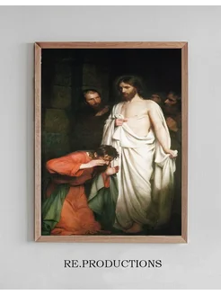 Постер The Doubting Thomas - Carl Bloch