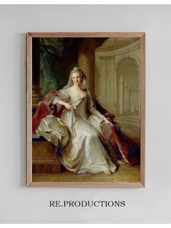 Постер Madame Henriette de France as a - Jean-Marc Nattier