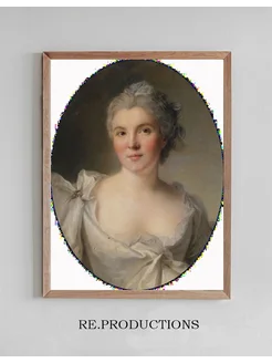 Постер Portrait de femme - Jean-Marc Nattier